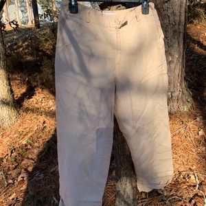 Tan Linen Pants